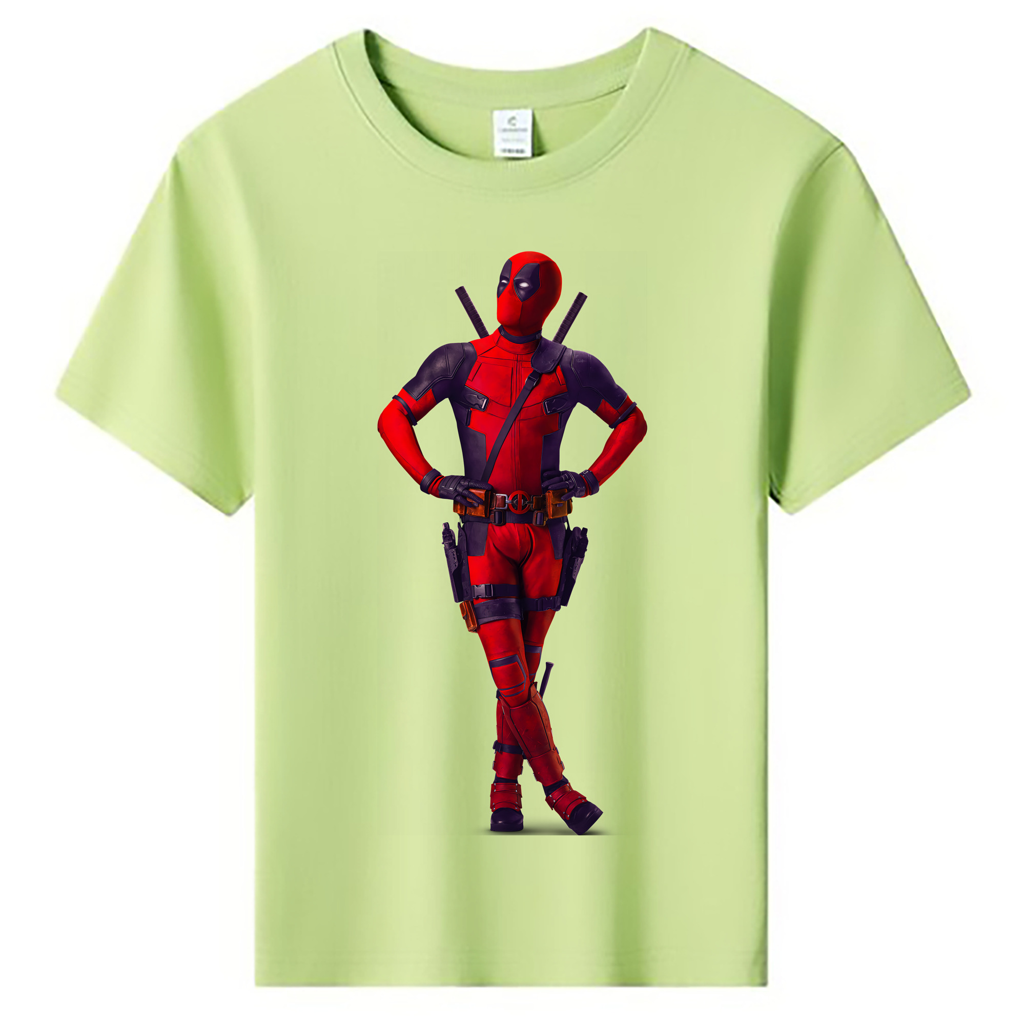（画像用） Deadpool デッドプール 綿100％キッズTシャツ（フロントプリント）